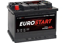 Аккумулятор Eurostart Extra Power (60 Ah) L+ EU601E